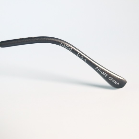 Zimco Retro #19 MAT BLUE GRAY eyeglasses 47-19 140 round frame glasses N4 - Picture 8 of 9